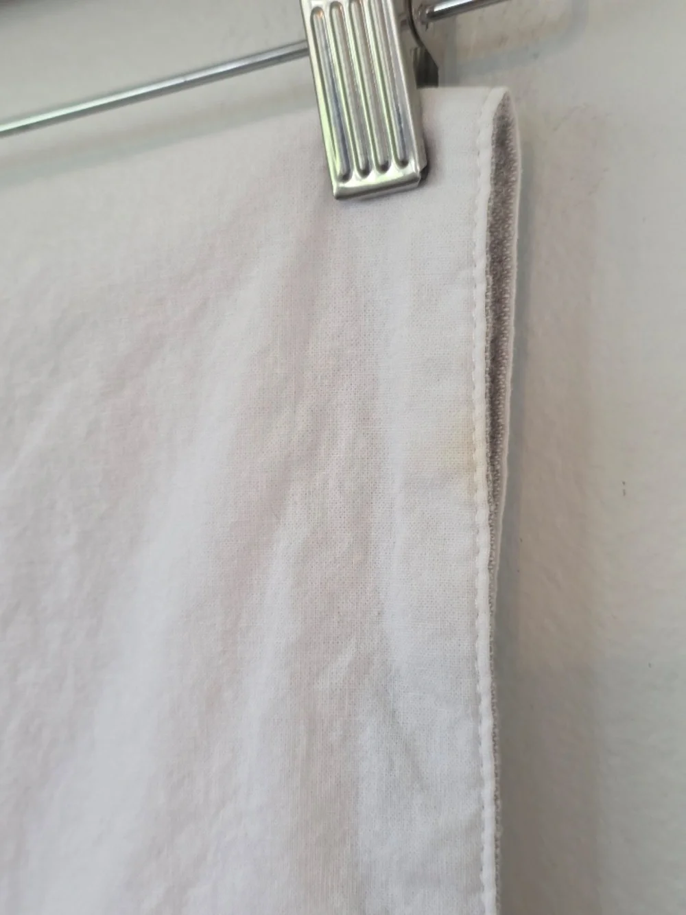 Grey/White Table Runner, 70 inches